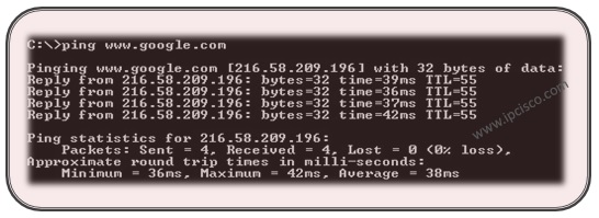 Successfull ping Successfull ping on PC