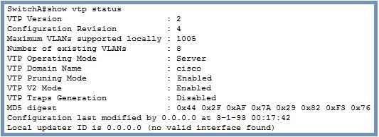 cisco show vtp status command
